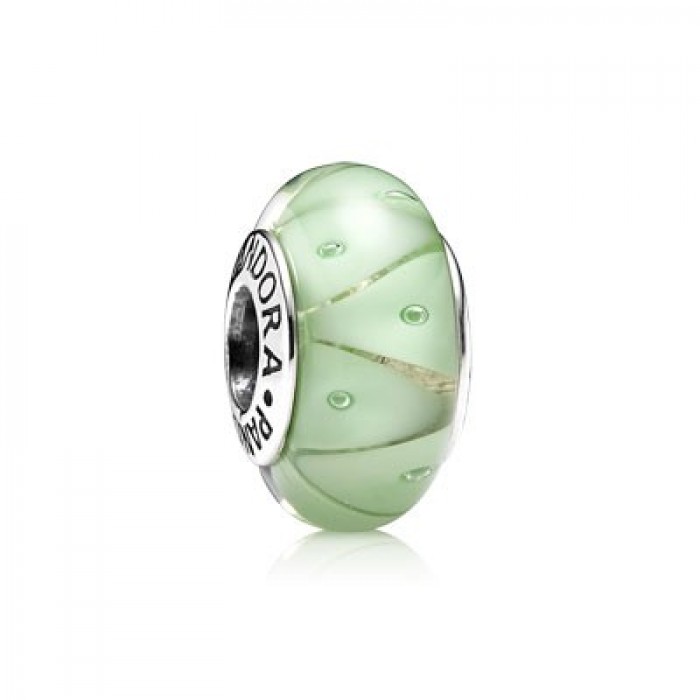 Pandora Jewelry Green Looking Glass Murano