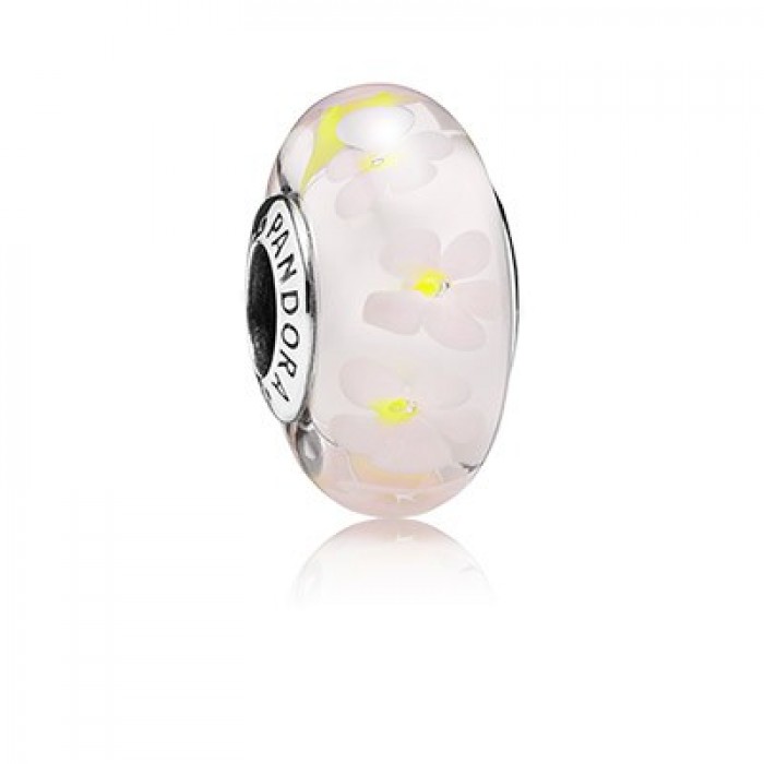 Pandora Jewelry Field Of Daisies Murano Glass Charm