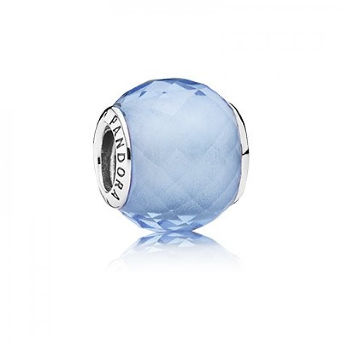 Pandora Jewelry Petite Facets-Synthetic Blue Quartz