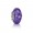 Pandora Jewelry Purple Flower Glass Charm