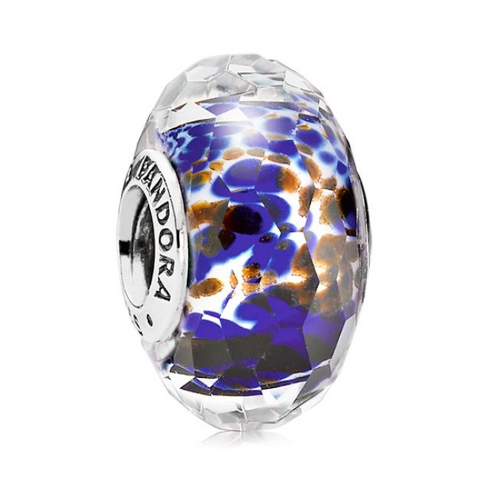 Pandora Jewelry Blue Sea Glass Fascinating Charm