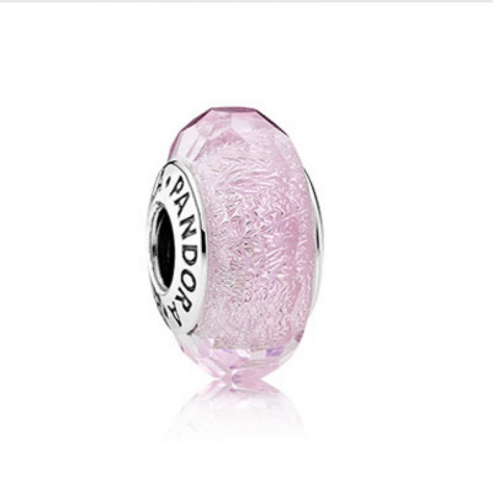Pandora Jewelry Pink Shimmer Murano Charm