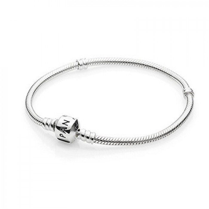 Pandora Jewelry Sterling Silver Bracelet With Barrel Clasp
