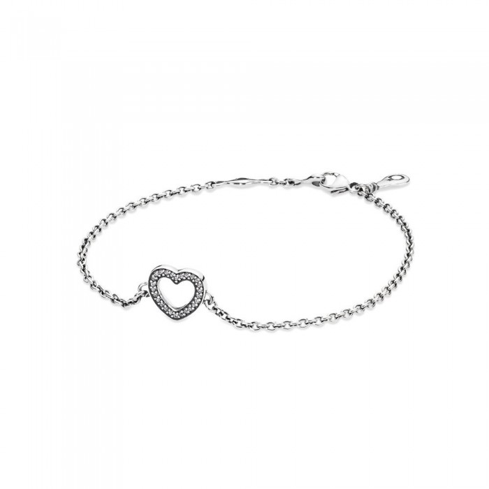 Pandora Jewelry Symbol Of Love-Clear Cz