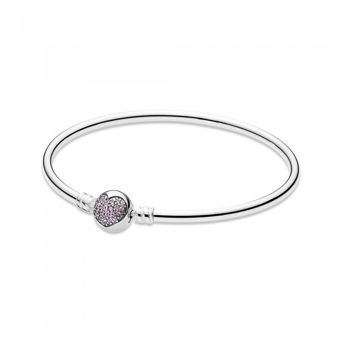 Pandora Jewelry Circle Of Love-Pink Cz