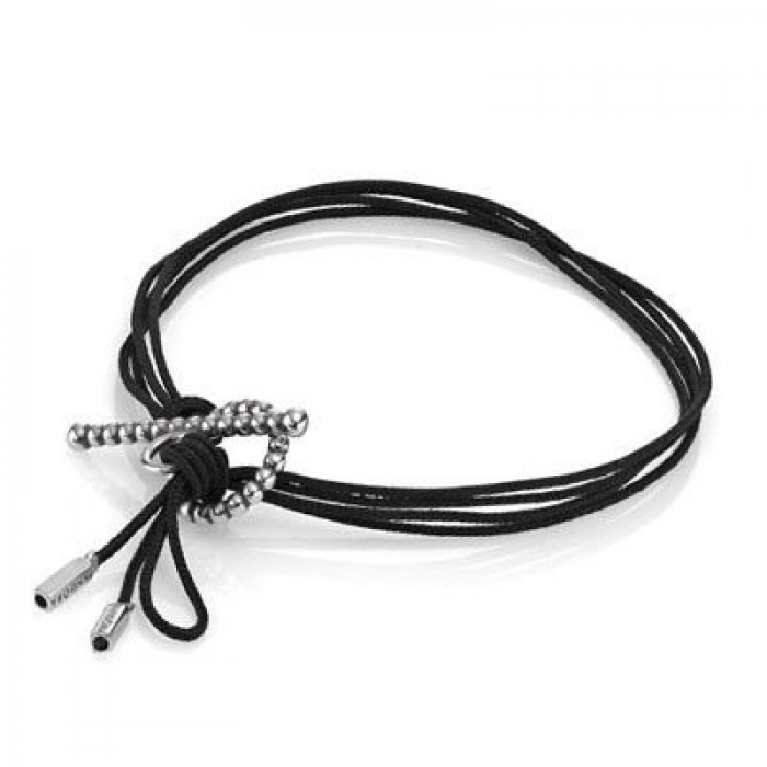 Pandora Jewelry Black Toggle Bracelet