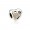 Pandora Jewelry Heart Silver Charm With 14k Hearts And Clear Cubic Zirconia