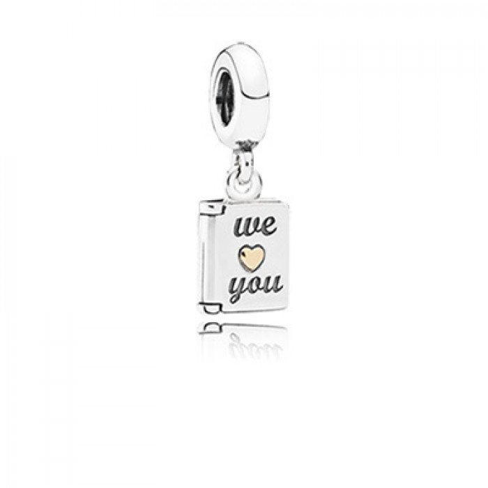 Pandora Jewelry Mothers Day Card Silver Dangle With 14k