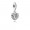 Pandora Jewelry Intricate Heart Lock Pendant Charm