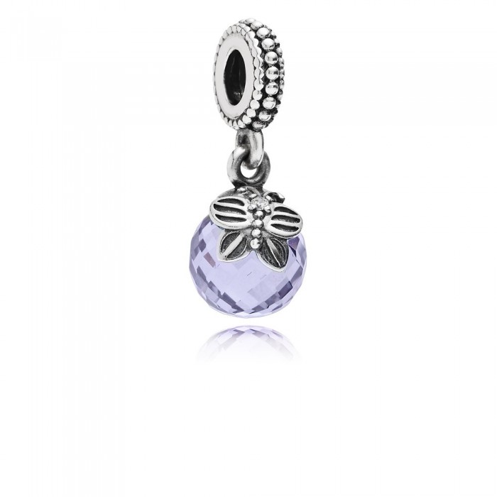 Pandora Jewelry Morning Butterfly-Lavender & Clear Cz Pandora Jewelry Charm