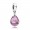 Pandora Jewelry Faceted Beauty-Purple Murano Glass Charm