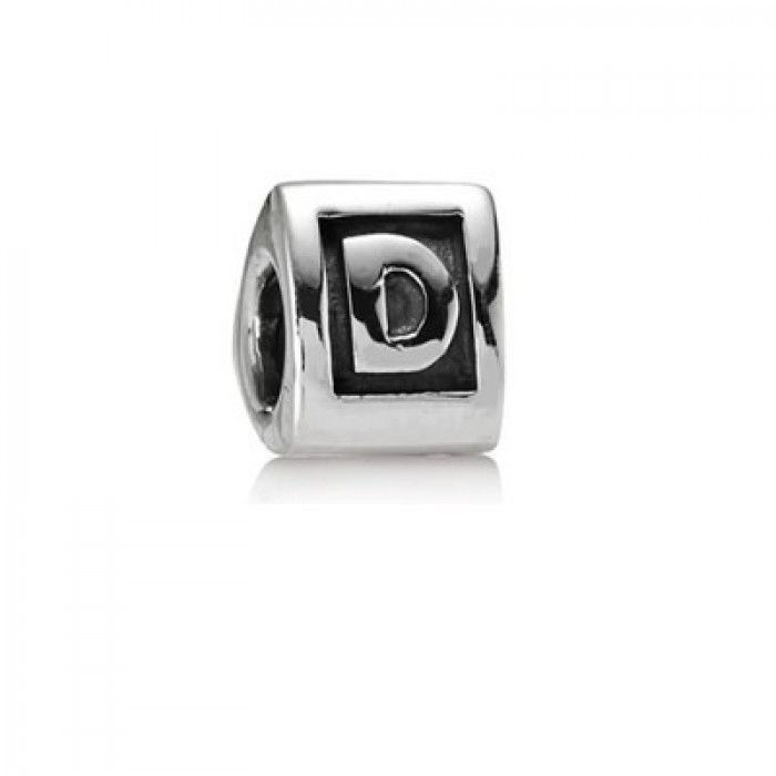 Pandora Jewelry Alphabet Charm D Silver