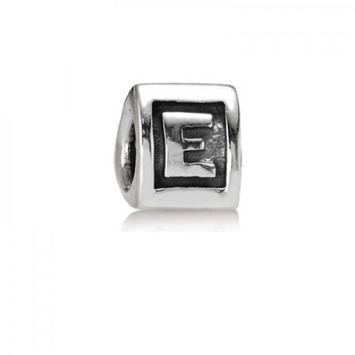 Pandora Jewelry Alphabet Charm E Silver