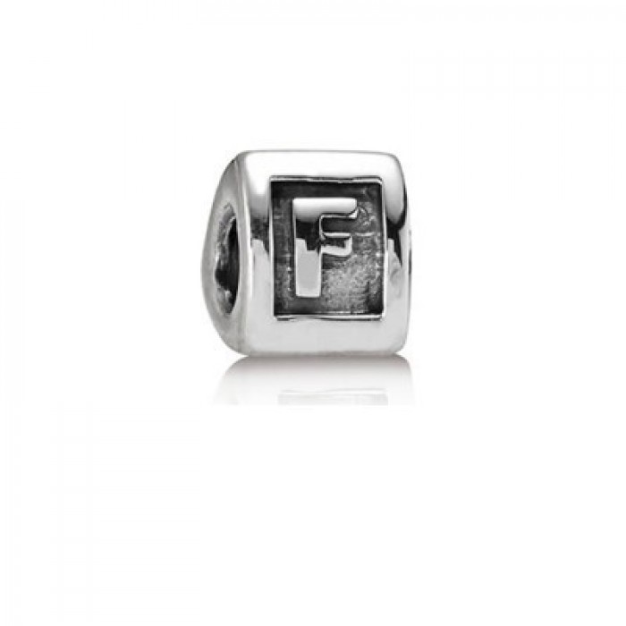 Pandora Jewelry Alphabet Charm F Silver