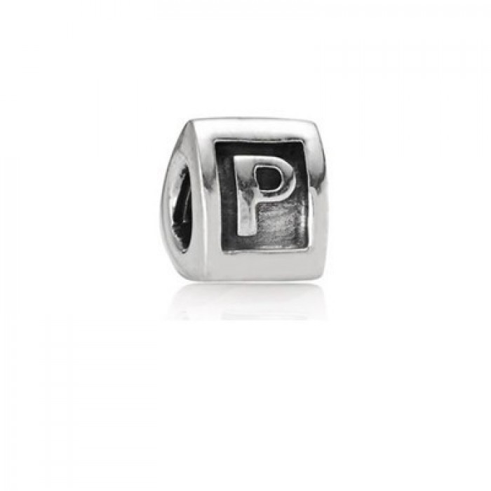 Pandora Jewelry Alphabet Charm P Silver