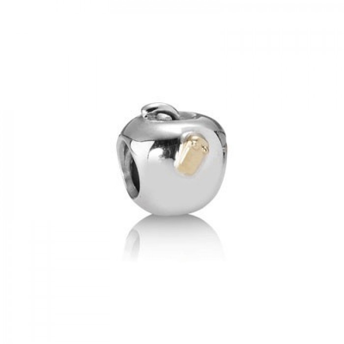 Pandora Jewelry Apple With Worm Charms