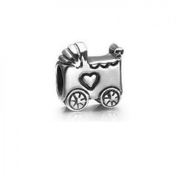 Pandora Jewelry Baby Carriage Bead For A Boy Or Girl Sterling Silver