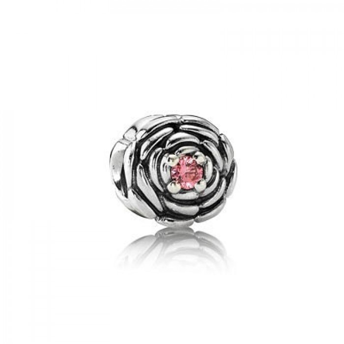 Pandora Jewelry Jewelry Salmon Blooming Rose Charm