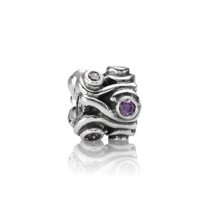 Pandora Jewelry Purple Ocean Wave Charm