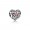 Pandora Jewelry January Signature Heart With Garnet Charm