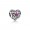 Pandora Jewelry July Signature Heart With Synthetic Ruby Charm
