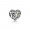 Pandora Jewelry August Signature Heart With Peridot Charm
