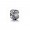 Pandora Jewelry Clip Charm Flowers Black Gems