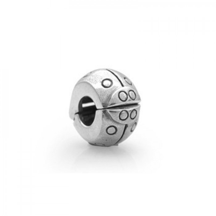 Pandora Jewelry Clip Charm Silver Small Circle Locks