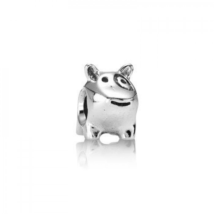 Pandora Jewelry Cute Cartoon Animal Thread Charm Silver