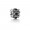 Pandora Jewelry Flowers Black Gems Bead Charm