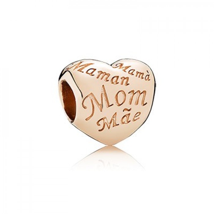 Pandora Jewelry Rose Mother's Heart Charm