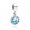 Pandora Jewelry Cool Breeze With Blue Topaz Dangle
