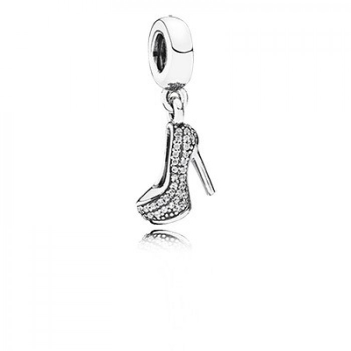 Pandora Jewelry Sparkling Stiletto With Clear CZ Dangle