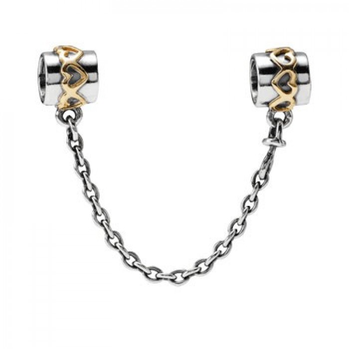 Pandora Jewelry Heart Safety Chain