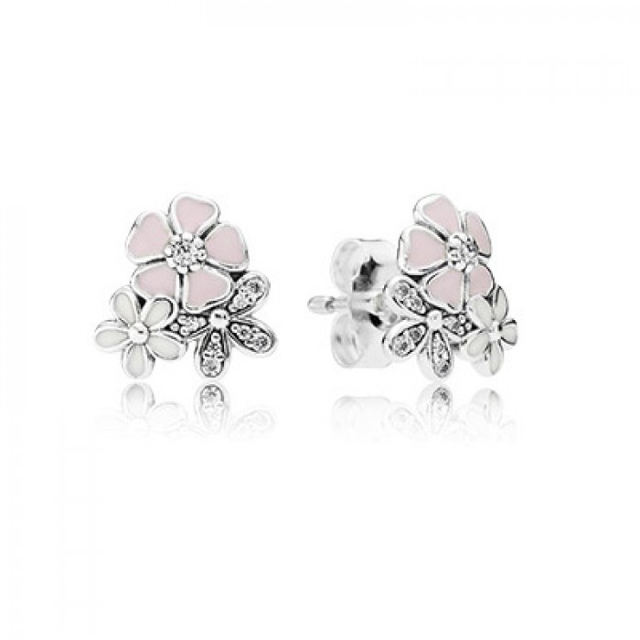 Pandora Jewelry Poetic Blooms Stud Earrings