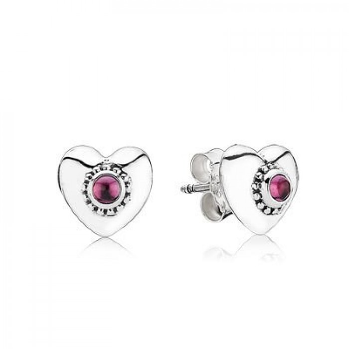 Pandora Jewelry Earrings Heart Stud Earrings