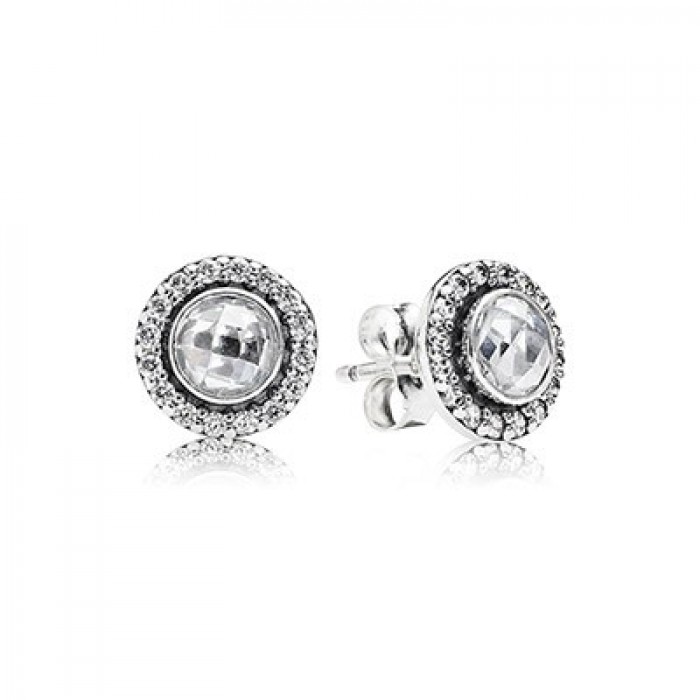 Pandora Jewelry Brilliant Legacy With Clear CZ Stud Earrings