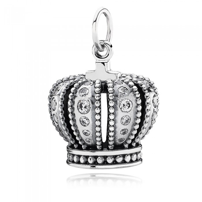 Pandora Jewelry Silver Pendant With Cubic Zirconia