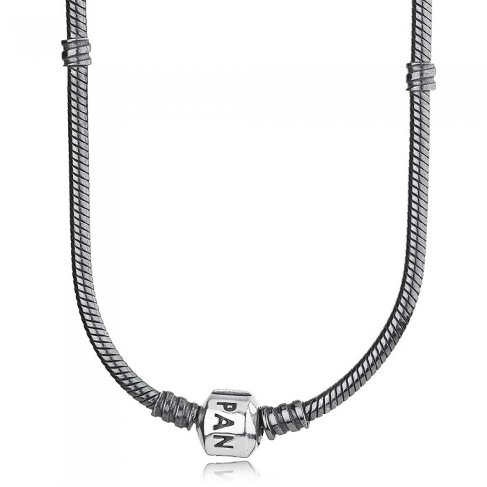 Pandora Jewelry Oxidised Silver Collier