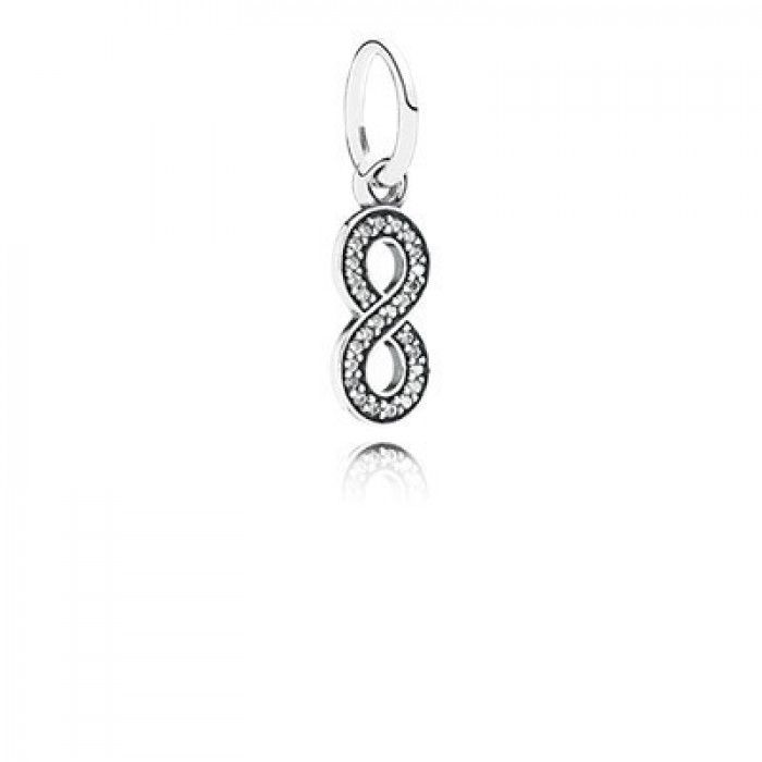 Pandora Jewelry Symbol Of Infinity With Clear CZ Pendant