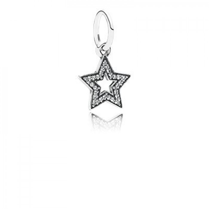 Pandora Jewelry Symbol Of Aspiration Star With Clear CZ Pendant