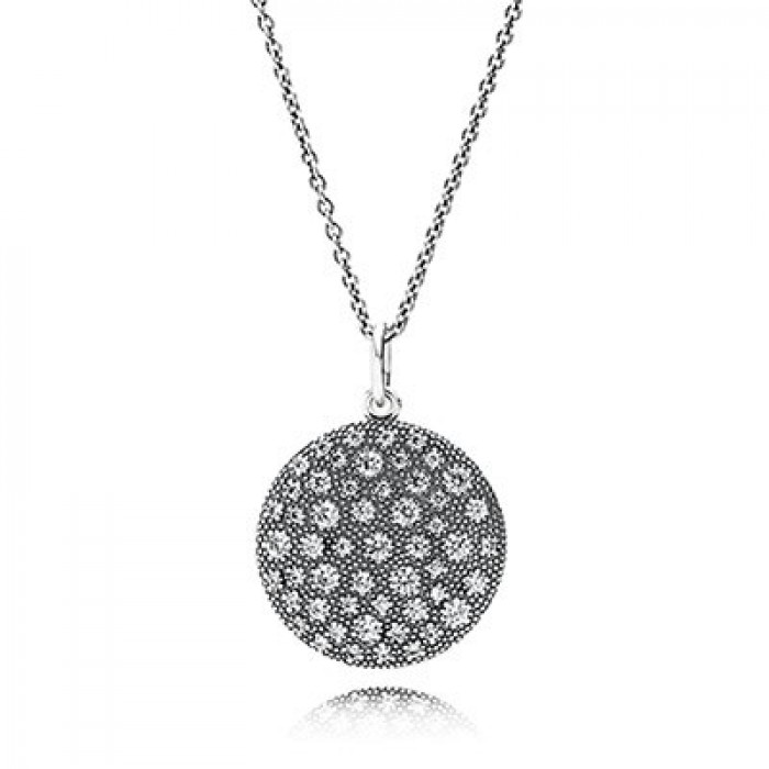 Pandora Jewelry Cosmic Stars With Clear CZ Necklace