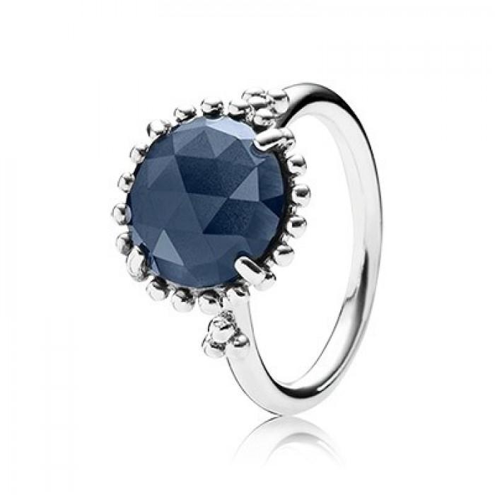 Pandora Jewelry Midnight Star With Midnight Blue Crystal Ring