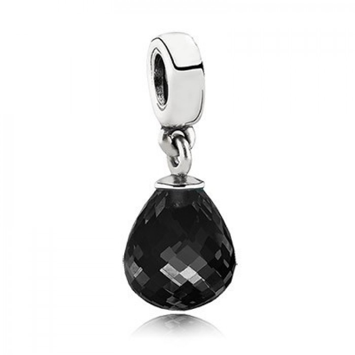 Pandora Jewelry Black Faceted Beauty Charms