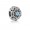 Pandora Jewelry Silver Disney Openwork Snowflake Charm With Fancy Light Blue And Clear Cz