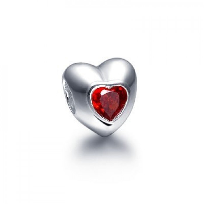 Pandora Jewelry Jewelry Gems And Silver Red Hearts YTIKE Charm
