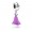 Pandora Jewelry Disney Rapunzel Dress Silver Dangle With Lilac And Magenta Enamel